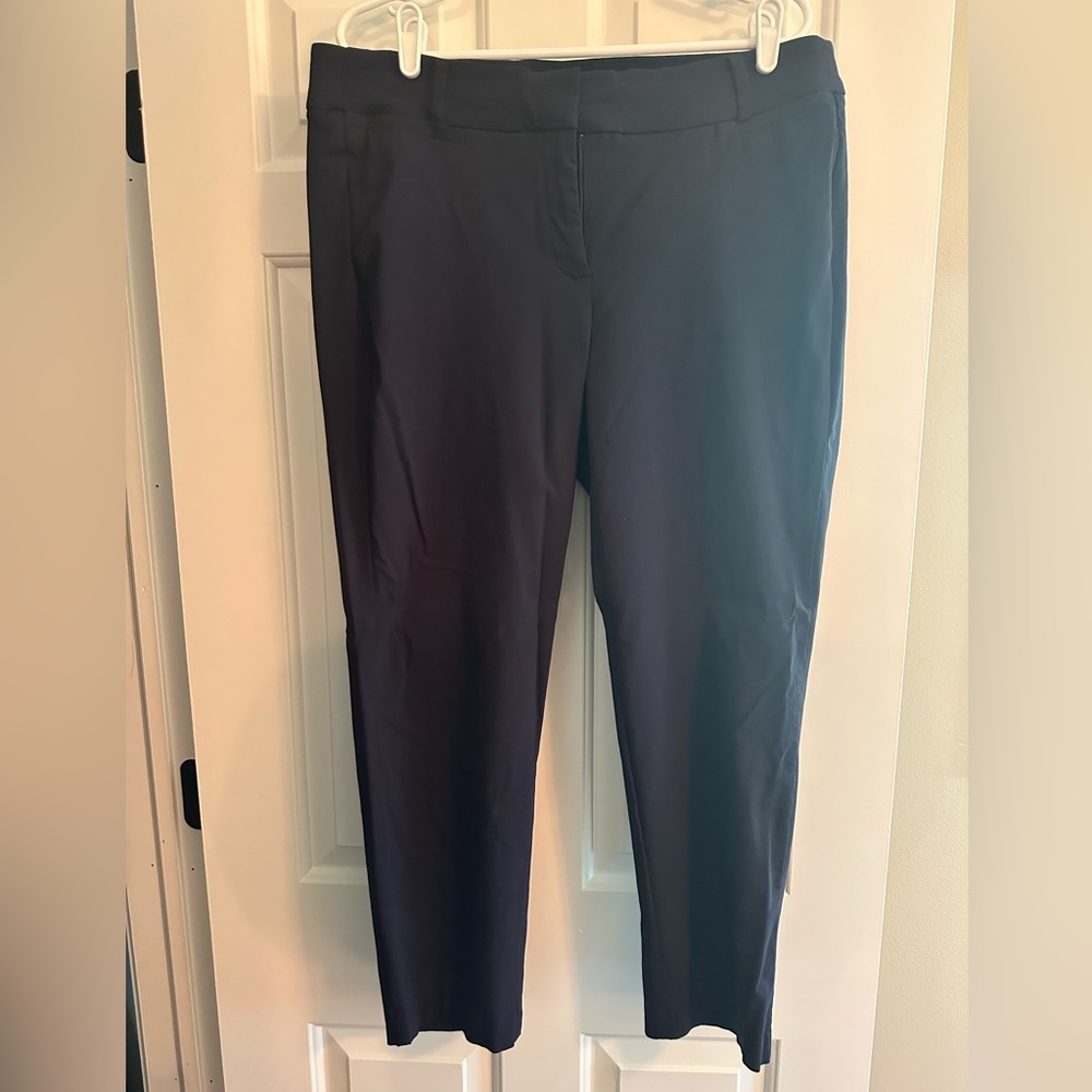 Lane Bryant Navy Allie Stretch Straight Leg Pant - 16R
